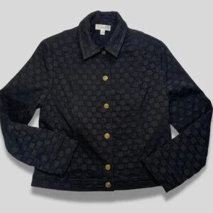 St. John Sport Black Monogram Jacket Size P (2/4)